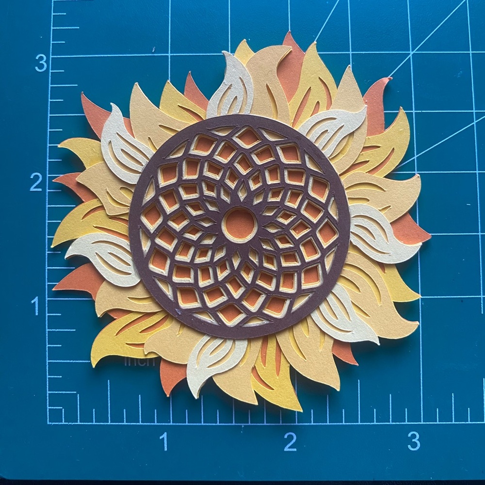 3D Magnet Sunflower